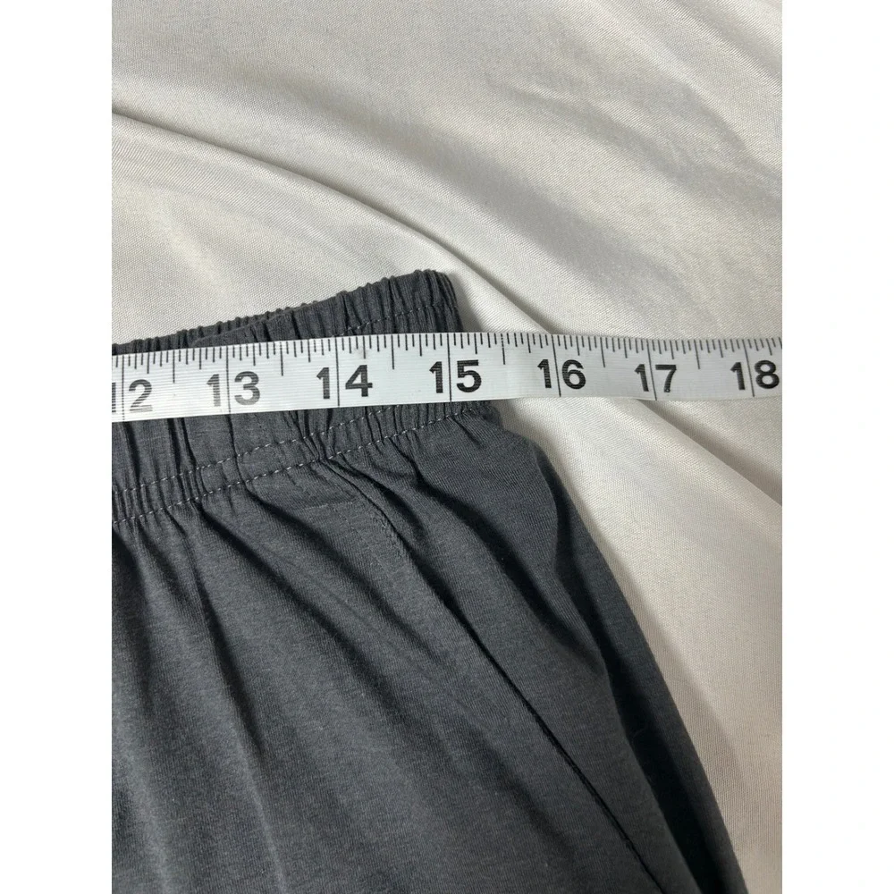 NWT Zoulee Mens Lounge Pants Charcoal Gray Cotton Blend Sweatpants Size L